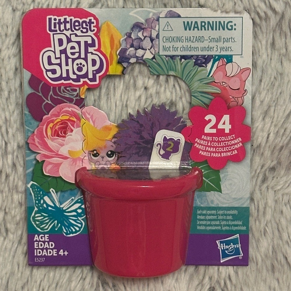 Hasbro Littlest Pet Shop Teensie-Scale Pets Blind Bag Flower Pot 2018 E5237